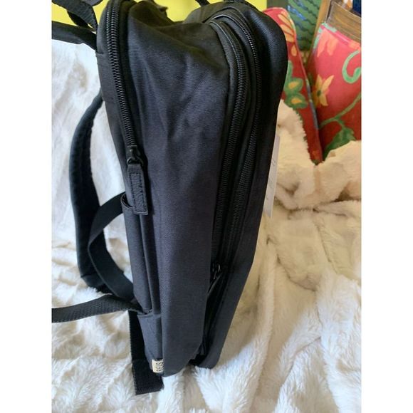 NWT BEIS The Expandable Backpack - Recycled Collection in BLACK - Picture 3 of 7